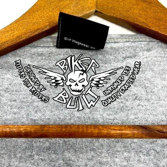 Harley Davidson - New Smyrna Beach HD Bald Eagle Ride To Live Gray Tank Size L - Picture 9 of 11